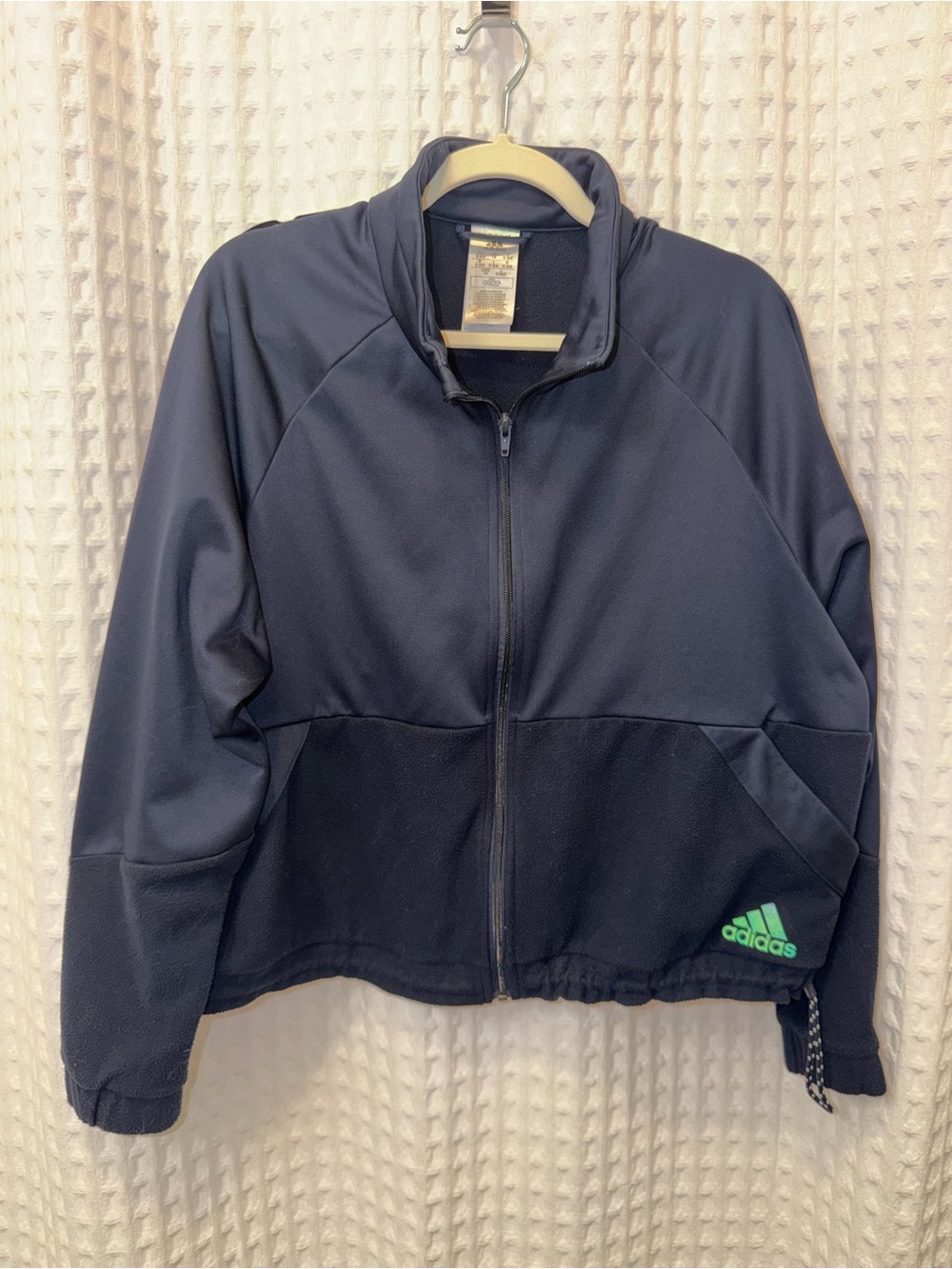 adidas x Zoe Saldana Primegreen Tricot Crop Track Jacket - 1X